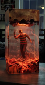 Freddy Resin Lamp