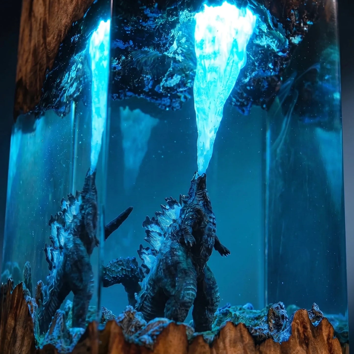Godzilla Resin Lamp