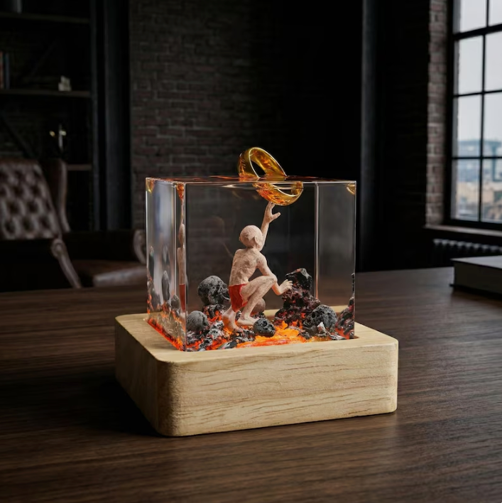 Fantasy Gollum Resin Lamp