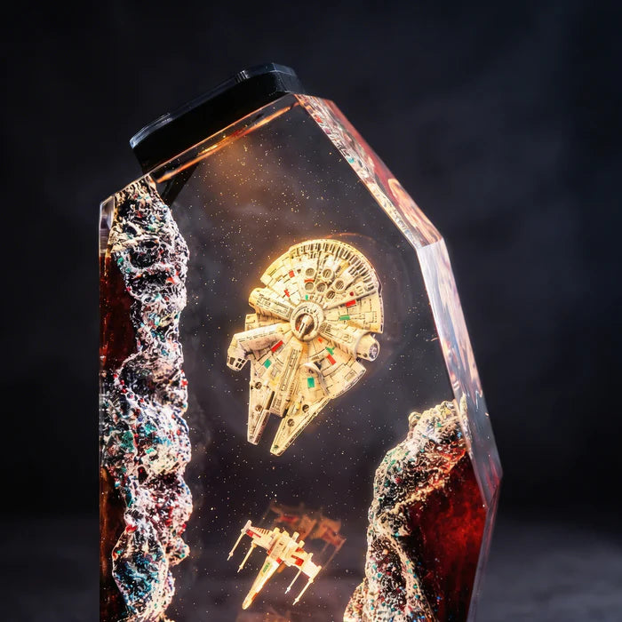 Galactic Falcon Resin Lamp