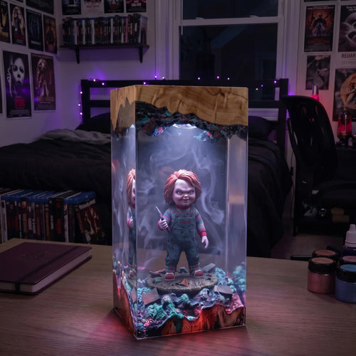 Chucky Resin Lamp