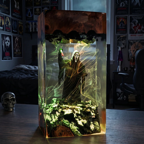 GhostFace Resin Lamp
