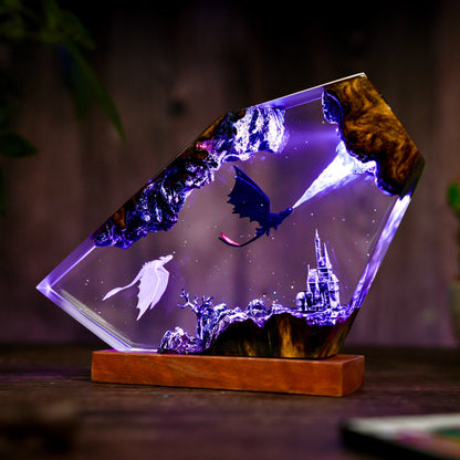 Dragon Organism Resin Lamp