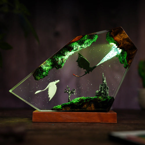 Dragon Organism Resin Lamp
