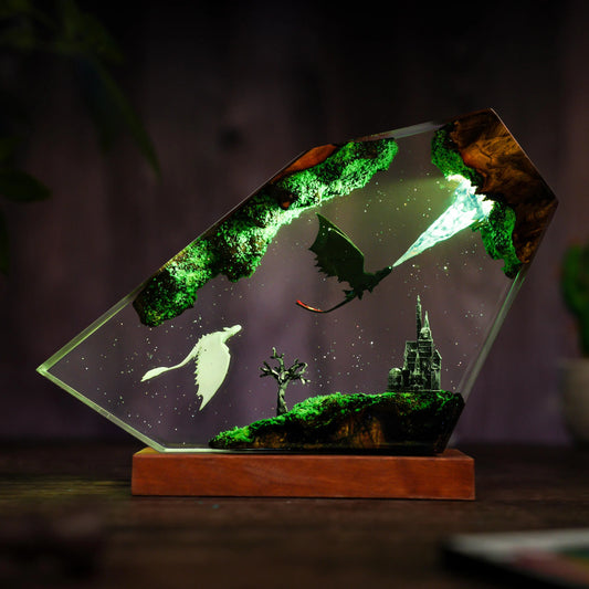 Dragon Organism Resin Lamp