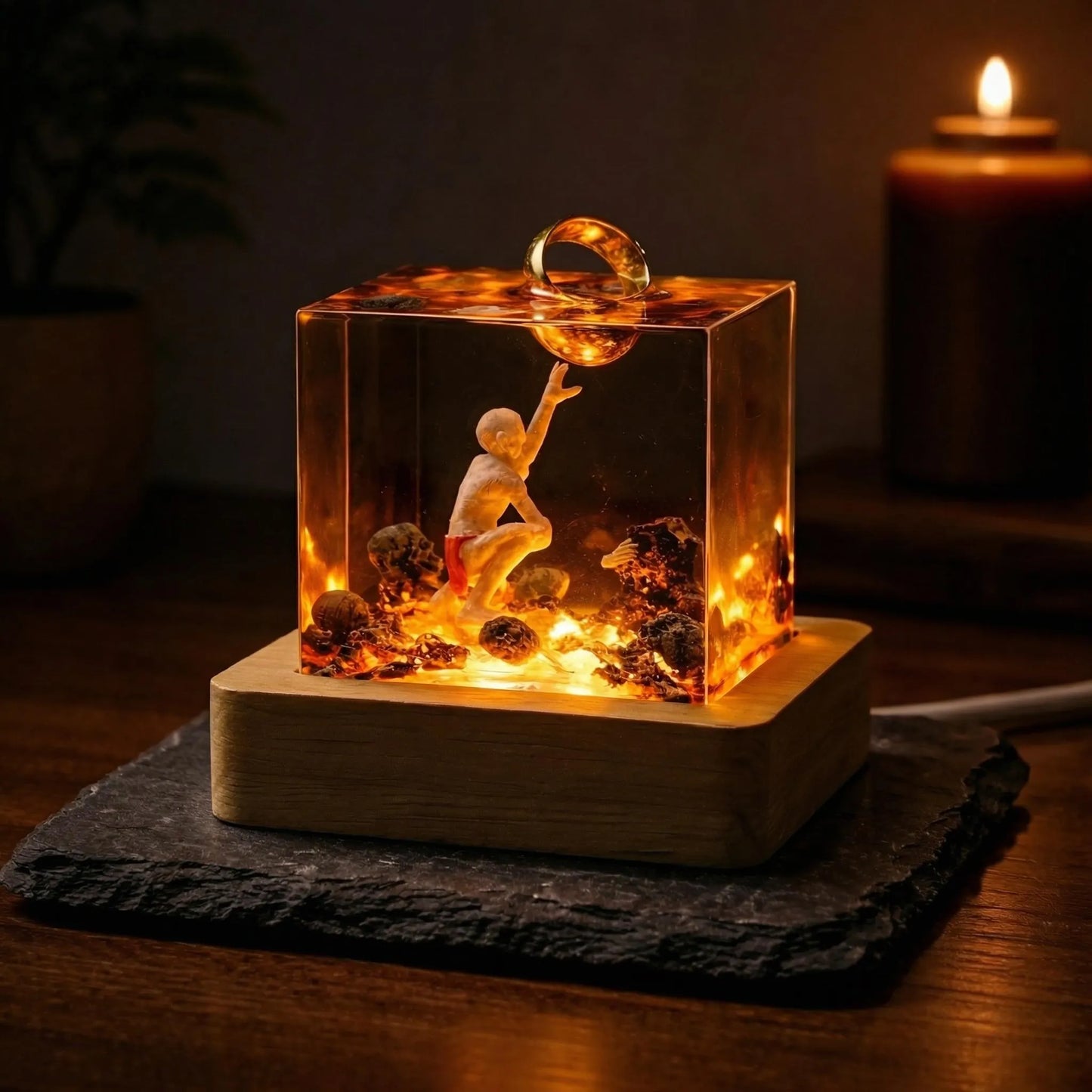 Fantasy Gollum Resin Lamp